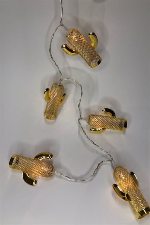 Gold Kaktüs Işık Zinciri